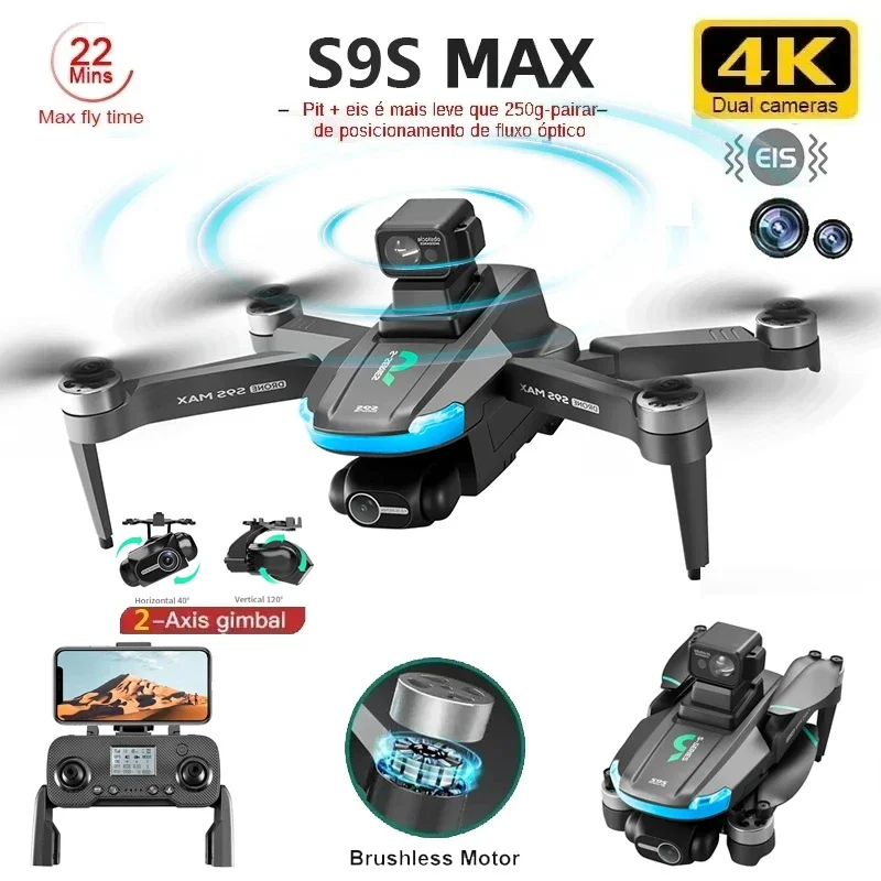 Drone Gimbal 2 Axis - ใหม่S9S MAX MINI Drone 4K 2