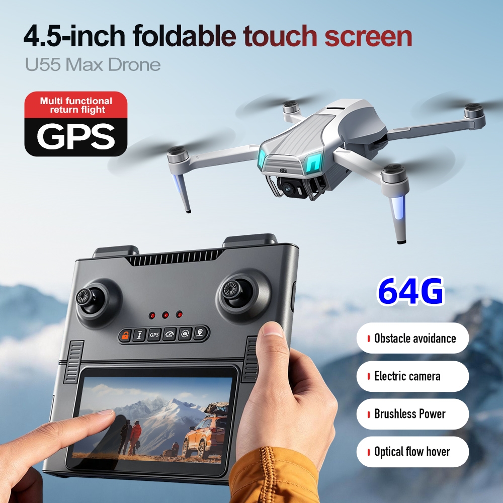โดรน NCZOBOE U55 RC พร้อมกล้อง - Drone Gimbal 2 Axis บทวิจารณ์และราคา