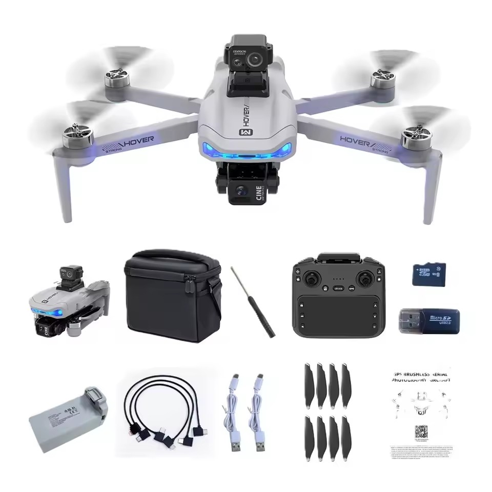 โดรน 2KM พร้อมกิมบอลสามแกน กล้ - Drone Gimbal 3 Axis บทวิจารณ์และราคา